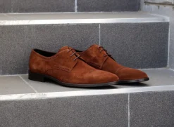 Corrente Suede Lace-Up Oxford Brown