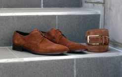 Corrente Suede Lace-Up Oxford Brown