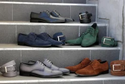 Corrente Suede Lace-Up Oxford Green