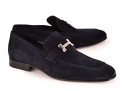 Corrente Suede Loafer Navy