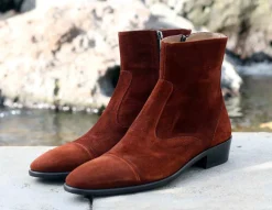 Corrente Suede Slip-On Boot Tabac