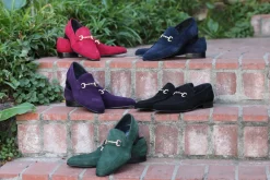 Corrente Suede Slip-On Loafer Rose