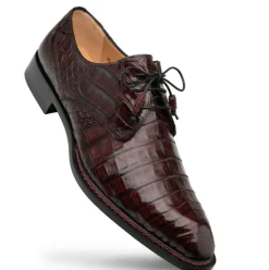 Cratos Crocodile Derby Burgundy