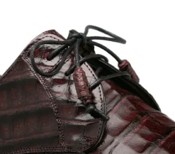 Cratos Crocodile Derby Burgundy
