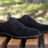 Derrick Suede Lace-Up Oxford Black