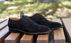 Derrick Suede Lace-Up Oxford Black