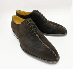 Derrick Suede Lace-Up Oxford Brown