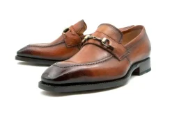 Harry Lama Skin Slip-On Loafer Cognac
