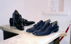 Jean Pierre Shiny Calfskin Tasseled Loafer Black