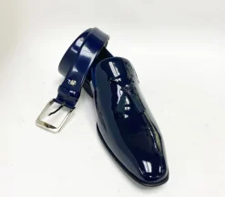 Jean Pierre Shiny Calfskin Tasseled Loafer Black