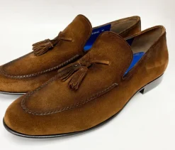Jean Pierre Suede Tasseled Loafer Brown