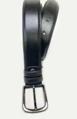 Leather Belt Black-58