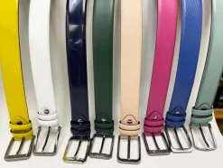 Leather Belt White