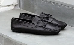 Maurice Supple Calfskin Slip-On Driving Moccasin Black