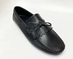 Maurice Supple Calfskin Slip-On Driving Moccasin Black