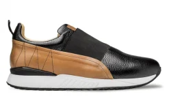 Mezlan Elastic Slip-On Sneaker Black