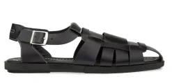 Mezlan Fisherman Sandal Black