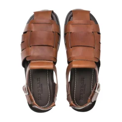 Mezlan Fisherman Sandal Cognac