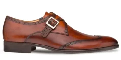 Mezlan Forest Monkstrap Shoe Cognac