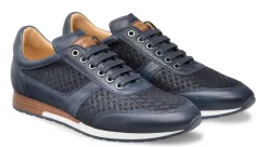 Mezlan Maxim Lace-Up Sneaker Blue