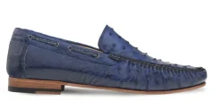 Mezlan Ostrich Dress Moccasin Jeans