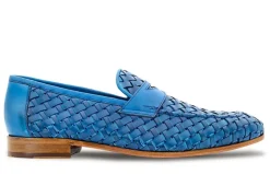 Mezlan "Solomeo" Woven Loafer Jeans