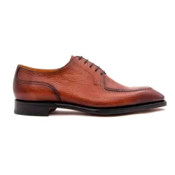 Norman Lama Lace-Up Split-Toe Oxford Tan