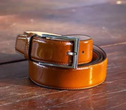 Patent Leather Belt Spice