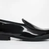 Patent Leather Formal Loafer Black