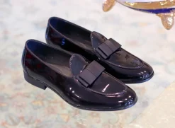 Patent Leather Formal Loafer Black