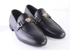 Pelle Calfskin Slip-On Loafer Black