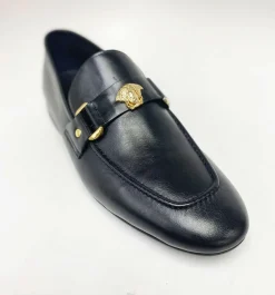 Pelle Calfskin Slip-On Loafer Black