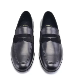 Pelle Calfskin Slip-On Loafer Black