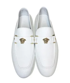 Pelle Lucas Leather Loafer White