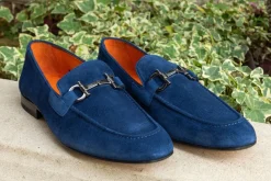 Pelle Suede Loafer Blue