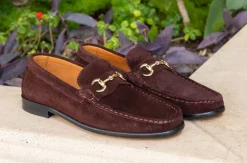 Pelle Suede Loafer Dark/Brown