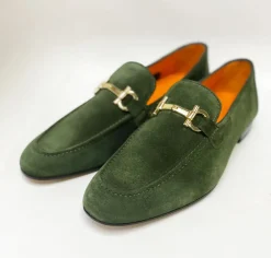 Pelle Suede Loafer Green
