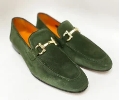 Pelle Suede Loafer Green