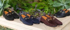 Pelle Suede Loafer Navy