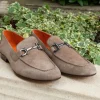 Pelle Suede Loafer Sand