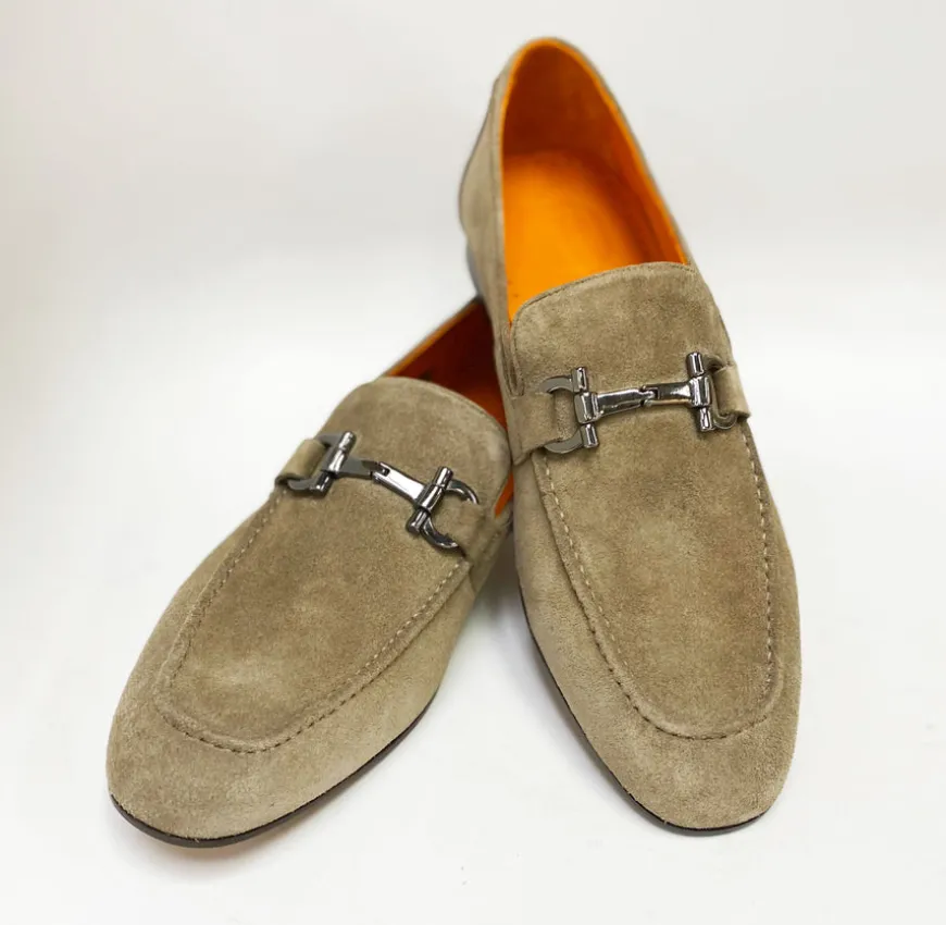 Pelle Suede Loafer Sand
