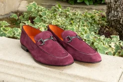 Pelle Suede Loafer Wine