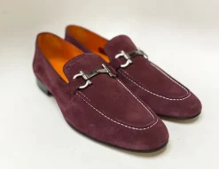 Pelle Suede Loafer Wine