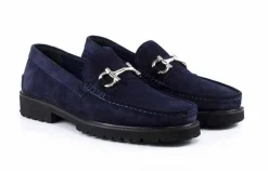 Pelle Suede "Newport" Loafer Blue