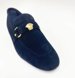 Pelle Suede Slip-On Loafer Navy