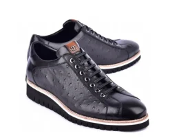 Style: 4005-Black Ostrich