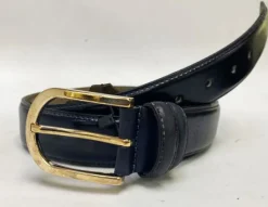 Style: C Collection Black Leather Belt