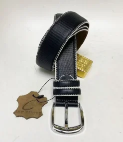 Style: C Collection Leather Belt Black
