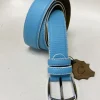 Style: C Collection Leather Belt Blue