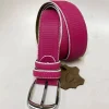 Style: C Collection Leather Belt Fuchsia